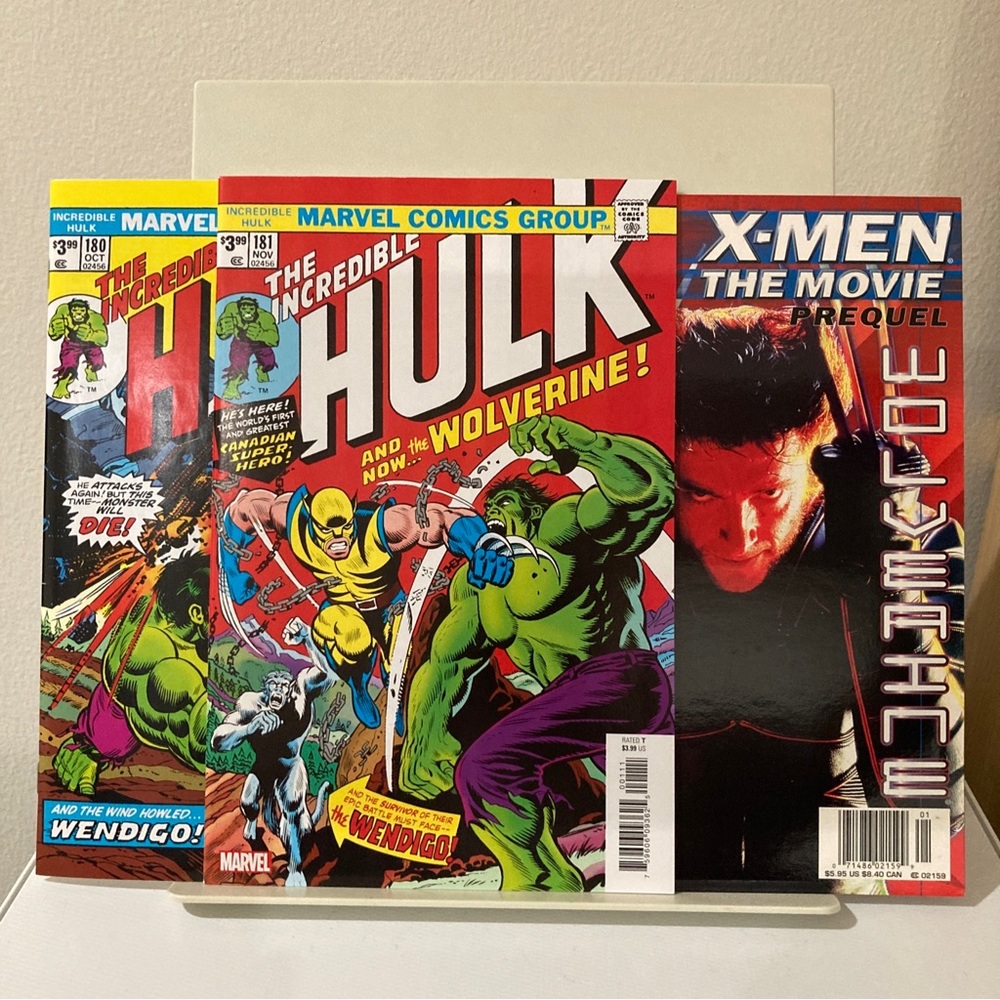 Wolverine 3 book lot 1st appearance and Hugh Jackman X-Men 🐺